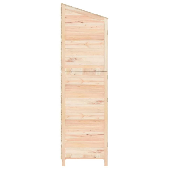 Garden Shed 102x52x174.5 Cm Solid Wood Fir Opxokb