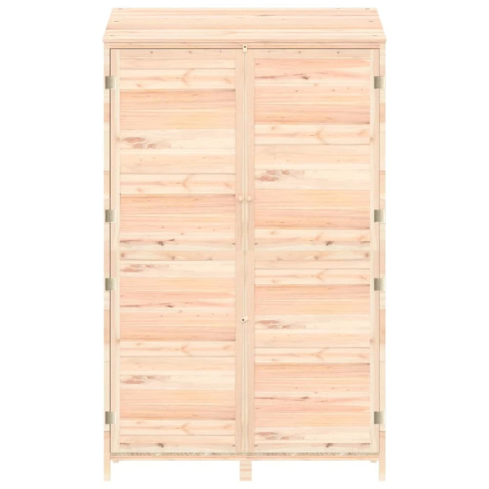 Garden Shed 102x52x174.5 Cm Solid Wood Fir Opxokb