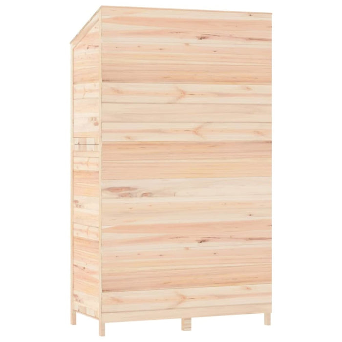 Garden Shed 102x52x174.5 Cm Solid Wood Fir Opxokb