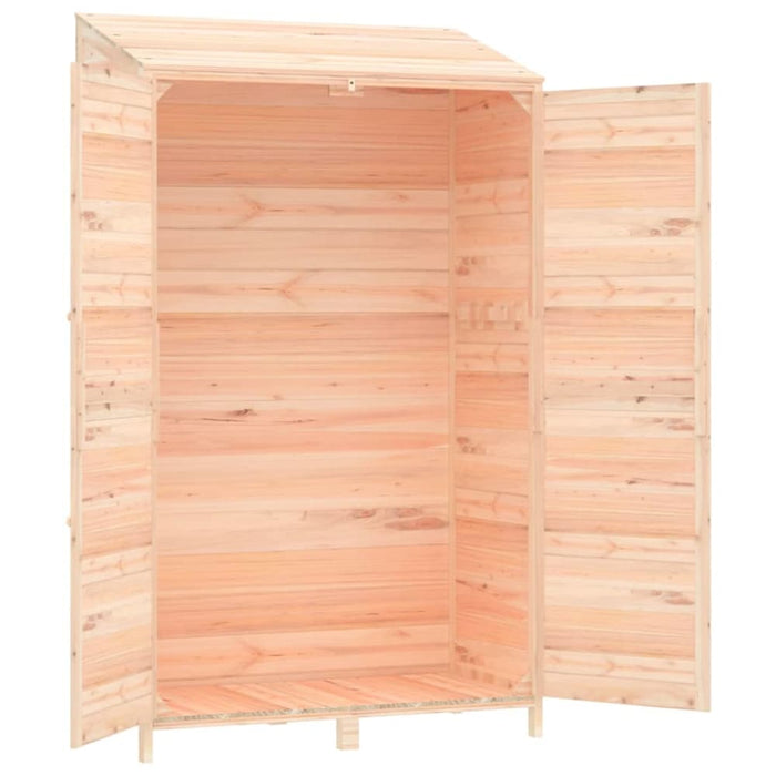 Garden Shed 102x52x174.5 Cm Solid Wood Fir Opxokb