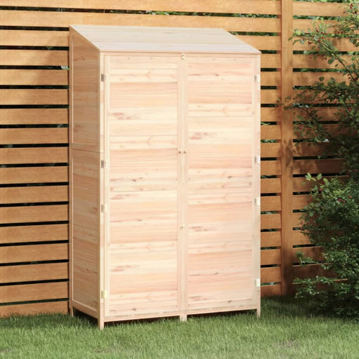 Garden Shed 102x52x174.5 Cm Solid Wood Fir Opxokb