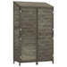 Garden Shed Anthracite 102x52x174.5 Cm Solid Wood Fir Opxokx