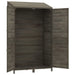 Garden Shed Anthracite 102x52x174.5 Cm Solid Wood Fir Opxokx