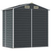 Garden Shed Anthracite 191x130x198 Cm Galvanised Steel