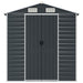 Garden Shed Anthracite 191x130x198 Cm Galvanised Steel