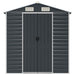 Garden Shed Anthracite 191x215x198 Cm Galvanised Steel