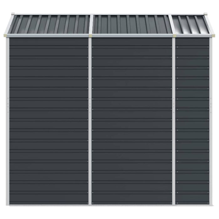 Garden Shed Anthracite 191x215x198 Cm Galvanised Steel