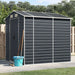 Garden Shed Anthracite 191x215x198 Cm Galvanised Steel