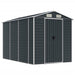 Garden Shed Anthracite 191x300x198 Cm Galvanised Steel