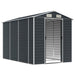 Garden Shed Anthracite 191x300x198 Cm Galvanised Steel