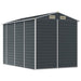 Garden Shed Anthracite 191x300x198 Cm Galvanised Steel