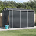 Garden Shed Anthracite 191x300x198 Cm Galvanised Steel