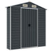 Garden Shed Anthracite 191x300x198 Cm Galvanised Steel