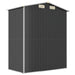 Garden Shed Anthracite 192x108x223 Cm Galvanised Steel