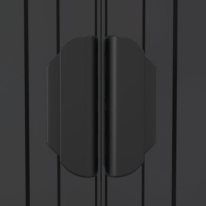 Garden Shed Anthracite 192x191x223 Cm Galvanised Steel