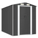 Garden Shed Anthracite 192x274x223 Cm Galvanised Steel