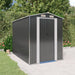 Garden Shed Anthracite 192x274x223 Cm Galvanised Steel