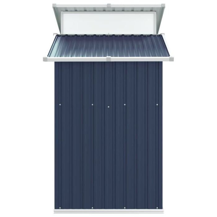 Garden Shed Anthracite 270x130x208.5 Cm Galvanised Steel