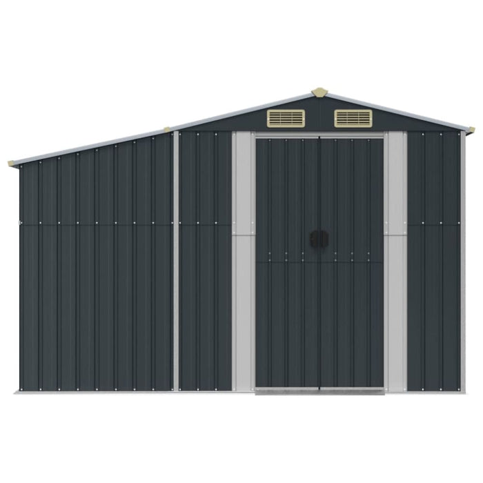 Garden Shed Anthracite 277x192.5x179 Cm Galvanised Steel