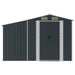 Garden Shed Anthracite 277x192.5x179 Cm Galvanised Steel