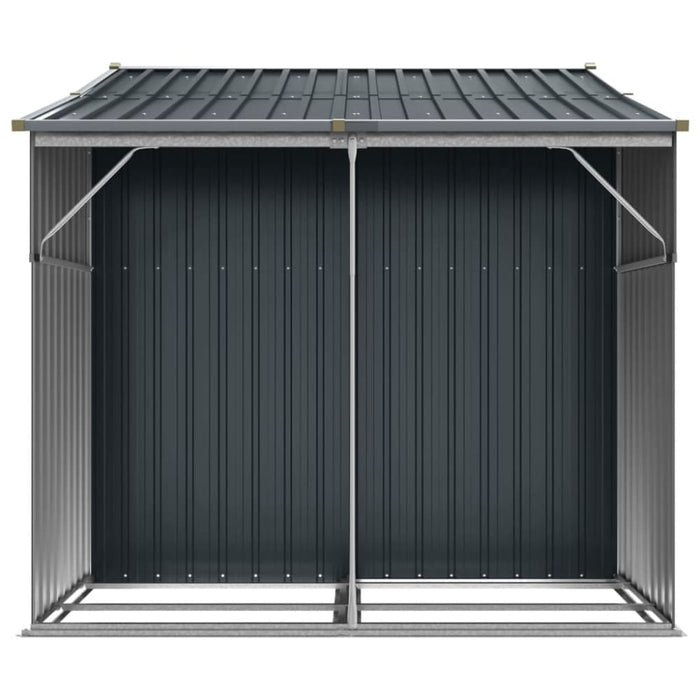 Garden Shed Anthracite 277x192.5x179 Cm Galvanised Steel