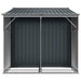 Garden Shed Anthracite 277x192.5x179 Cm Galvanised Steel