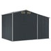 Garden Shed Anthracite 277x192.5x179 Cm Galvanised Steel