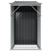 Garden Shed Anthracite 277x93x179 Cm Galvanised Steel Tlapon