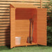Garden Shed Brown 102x52x174.5 Cm Solid Wood Fir Opxokt