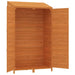 Garden Shed Brown 102x52x174.5 Cm Solid Wood Fir Opxokt