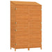 Garden Shed Brown 102x52x174.5 Cm Solid Wood Fir Opxokt