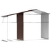 Garden Shed Brown 277x192.5x179 Cm Galvanised Steel Tonnxkp