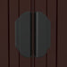 Garden Shed Dark Brown 192x191x223 Cm Galvanised Steel
