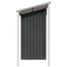 Garden Shed with Extended Roof Anthracite 277x110.5x181 Cm