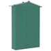 Garden Shed Green 116x45x175 Cm Galvanised Steel Altbo