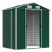 Garden Shed Green 191x130x198 Cm Galvanised Steel Tonnxto