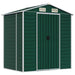 Garden Shed Green 191x130x198 Cm Galvanised Steel Tonnxto