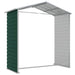 Garden Shed Green 191x130x198 Cm Galvanised Steel Tonnxto