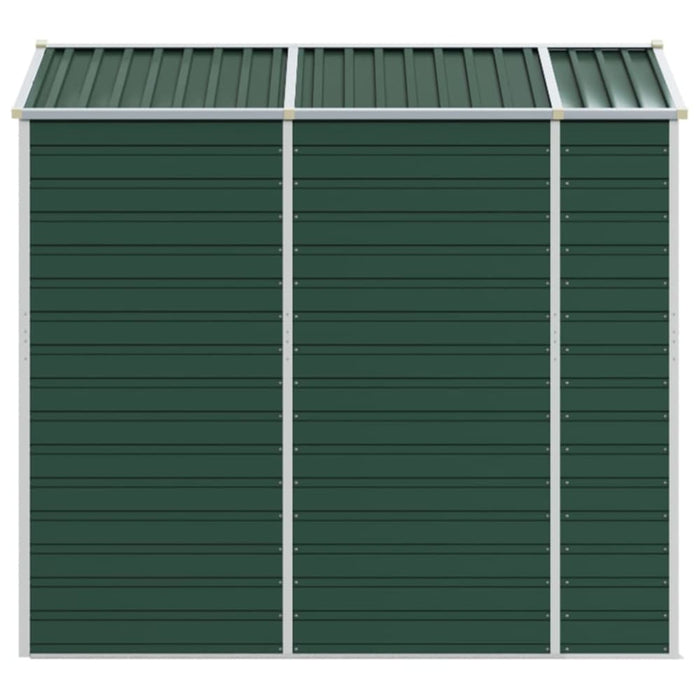 Garden Shed Green 191x215x198 Cm Galvanised Steel Tonnxtx
