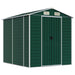 Garden Shed Green 191x215x198 Cm Galvanised Steel Tonnxtx