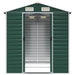Garden Shed Green 191x215x198 Cm Galvanised Steel Tonnxtx