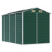 Garden Shed Green 191x300x198 Cm Galvanised Steel Tonnxtt