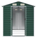 Garden Shed Green 191x300x198 Cm Galvanised Steel Tonnxtt
