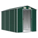 Garden Shed Green 191x300x198 Cm Galvanised Steel Tonnxtt