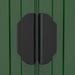 Garden Shed Green 192x108x223 Cm Galvanised Steel Tokxli