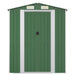 Garden Shed Green 192x108x223 Cm Galvanised Steel Tokxli