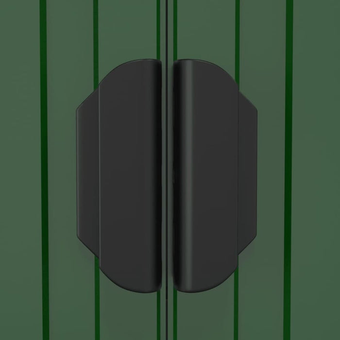 Garden Shed Green 192x274x223 Cm Galvanised Steel Toaiaxn
