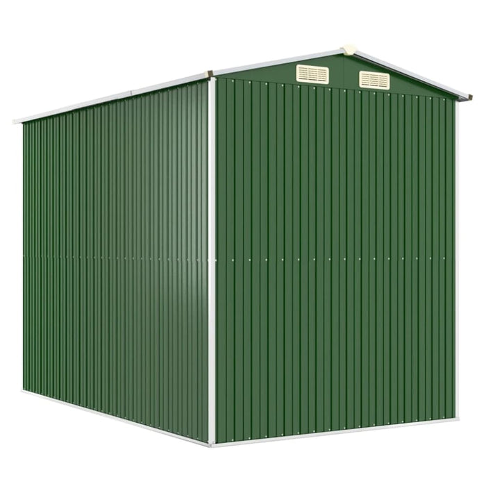 Garden Shed Green 192x274x223 Cm Galvanised Steel Toaiaxn