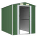Garden Shed Green 192x274x223 Cm Galvanised Steel Toaiaxn