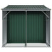 Garden Shed Green 277x192.5x179 Cm Galvanised Steel Tonnxnl